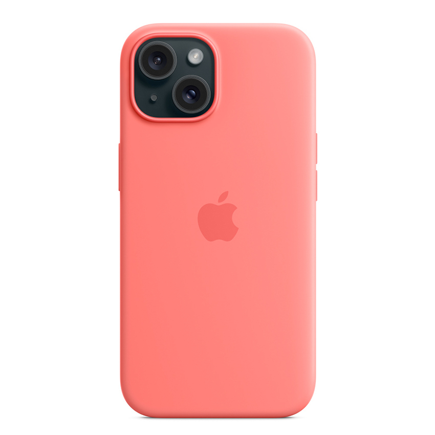 Zdjęcie do “Apple iPhone 15 Silicone Case with MagSafe - Guava”.