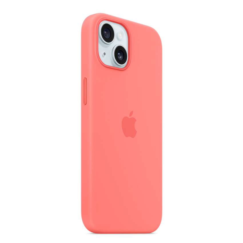Zdjęcie do “Apple iPhone 15 Silicone Case with MagSafe - Guava”.