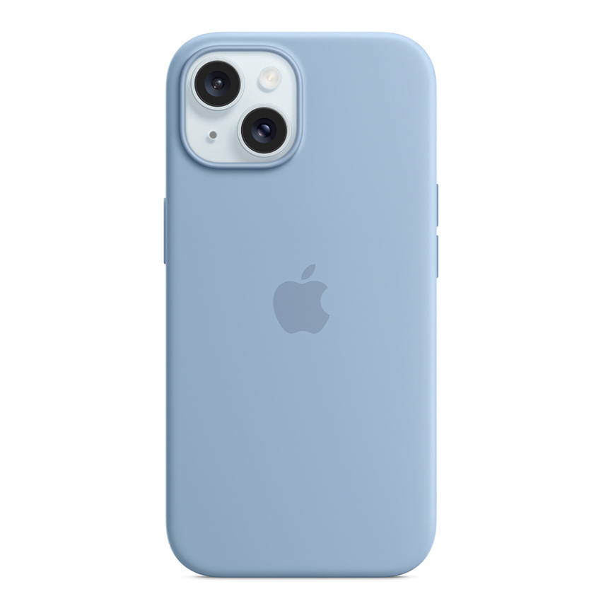 Apple iPhone 15 Silicone Case with MagSafe - Winter Blue