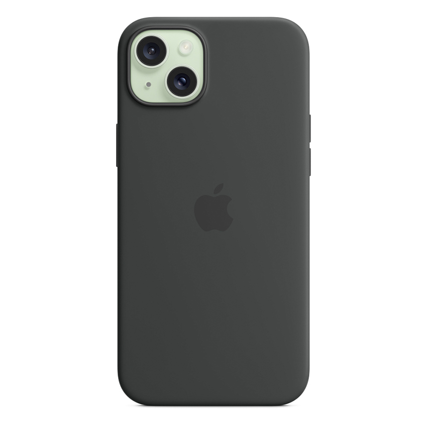 Apple Silicone Case etui z MagSafe do iPhone 15 Plus (czarny)