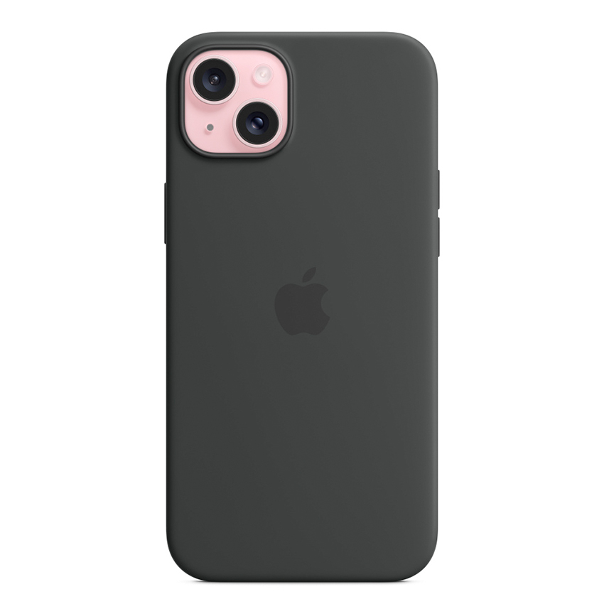 Apple Silicone Case etui z MagSafe do iPhone 15 Plus (czarny)