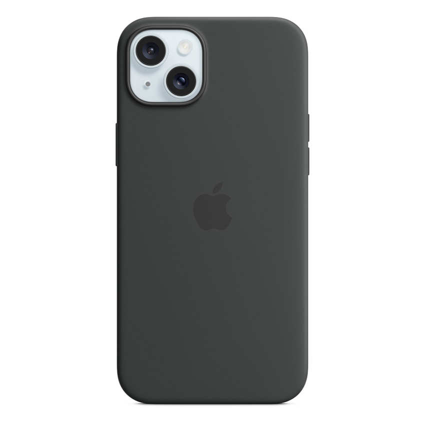 Apple Silicone Case etui z MagSafe do iPhone 15 Plus (czarny)