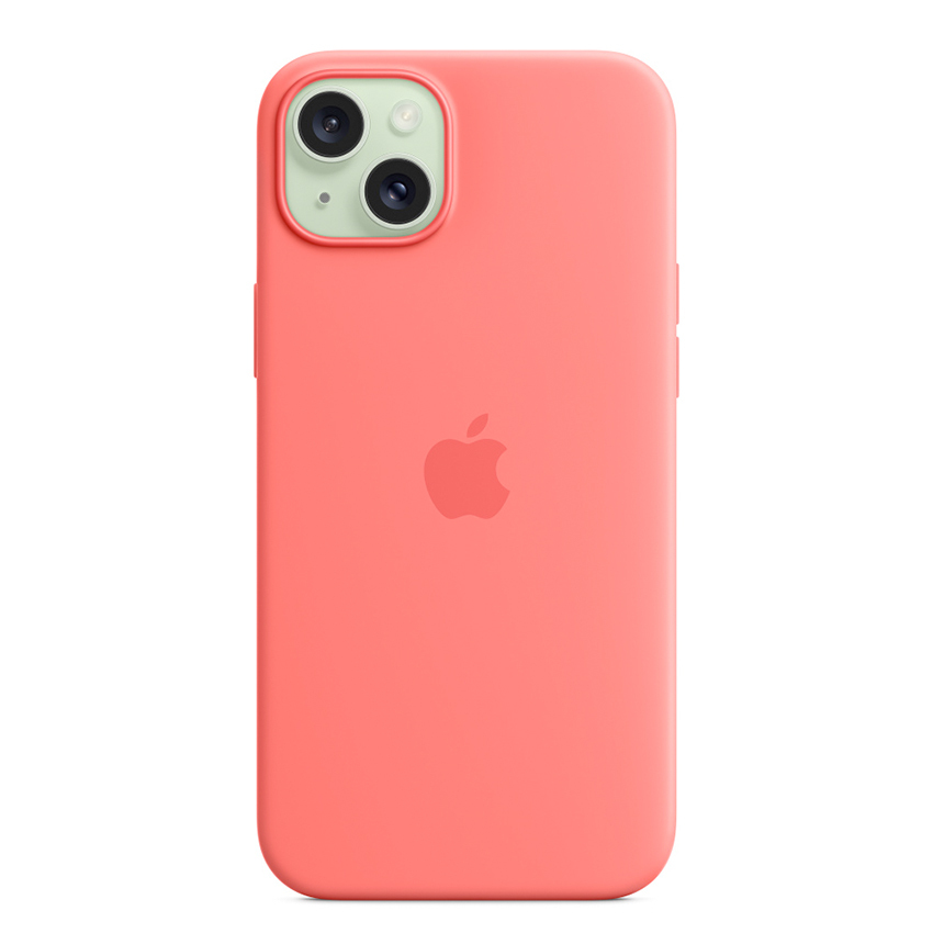 Zdjęcie do “Apple iPhone 15 Plus Silicone Case with MagSafe - Guava”.