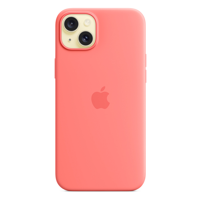 Zdjęcie do “Apple iPhone 15 Plus Silicone Case with MagSafe - Guava”.