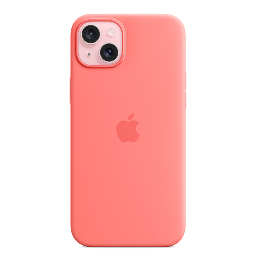Zdjęcie do “Apple iPhone 15 Plus Silicone Case with MagSafe - Guava”.