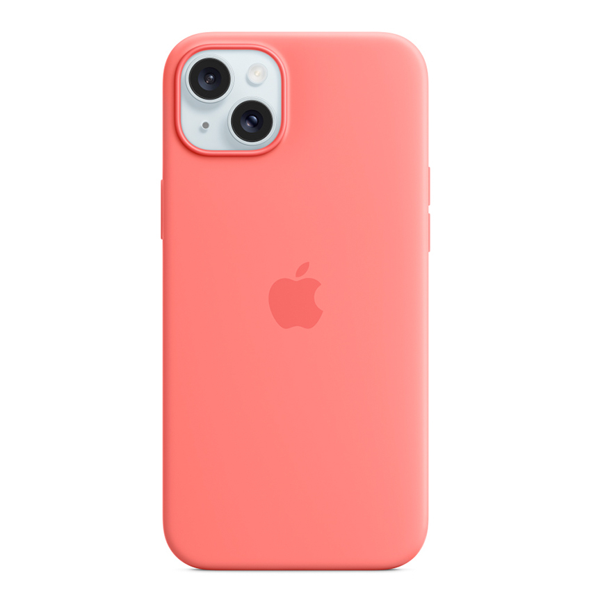 Zdjęcie do “Apple iPhone 15 Plus Silicone Case with MagSafe - Guava”.