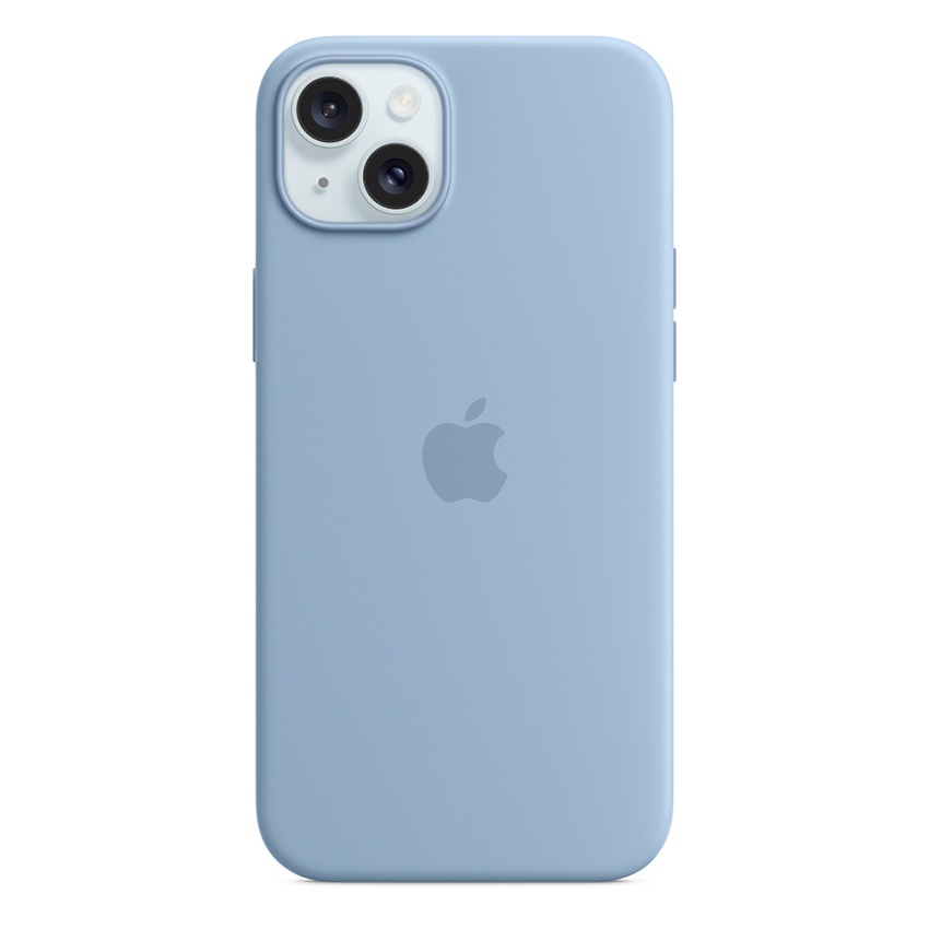 Zdjęcie do “Apple iPhone 15 Plus Silicone Case with MagSafe - Winter Blue”.