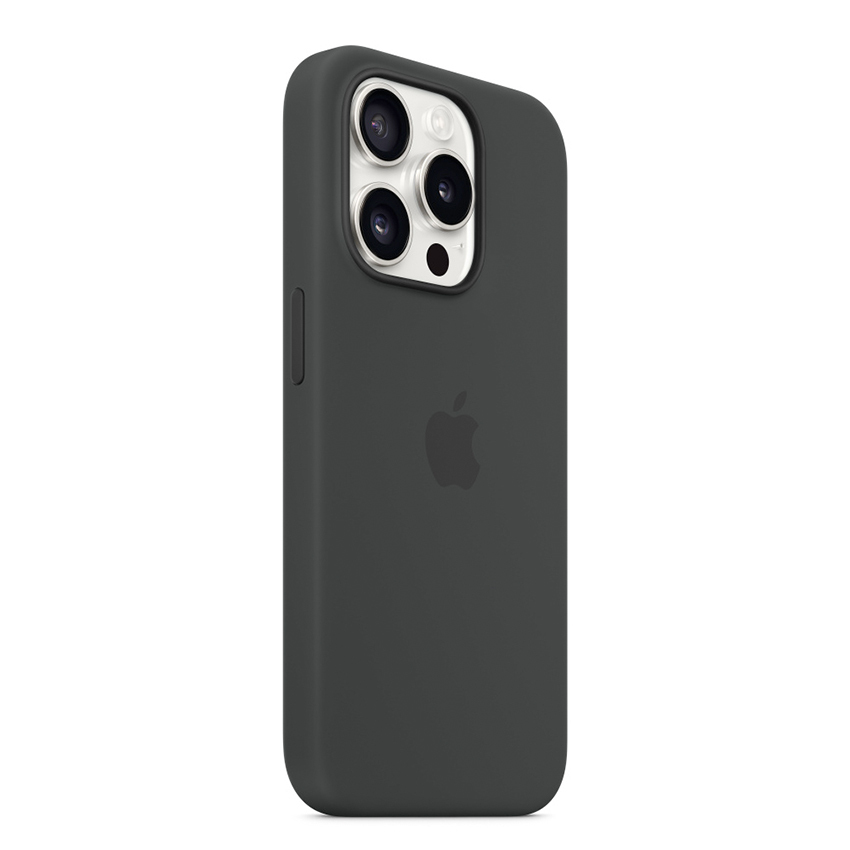 Apple Silicone Case etui z MagSafe do iPhone 15 Pro (czarny)