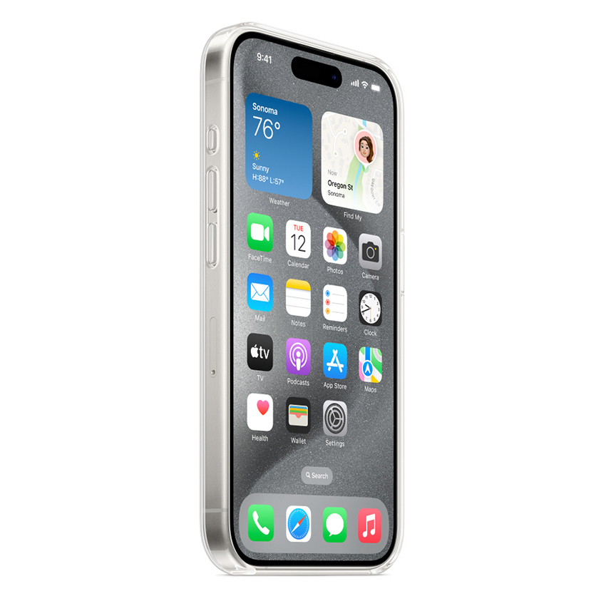 Apple etui z MagSafe do iPhone 15 Pro (przezroczysty)