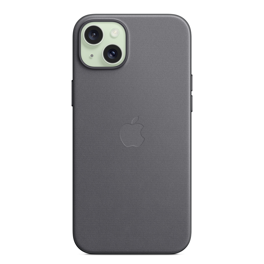 Zdjęcie do “Apple iPhone 15 Plus FineWoven Case with MagSafe - Black”.