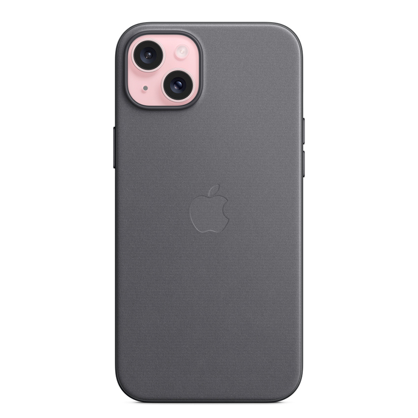 Apple iPhone 15 Plus FineWoven Case with MagSafe - Black