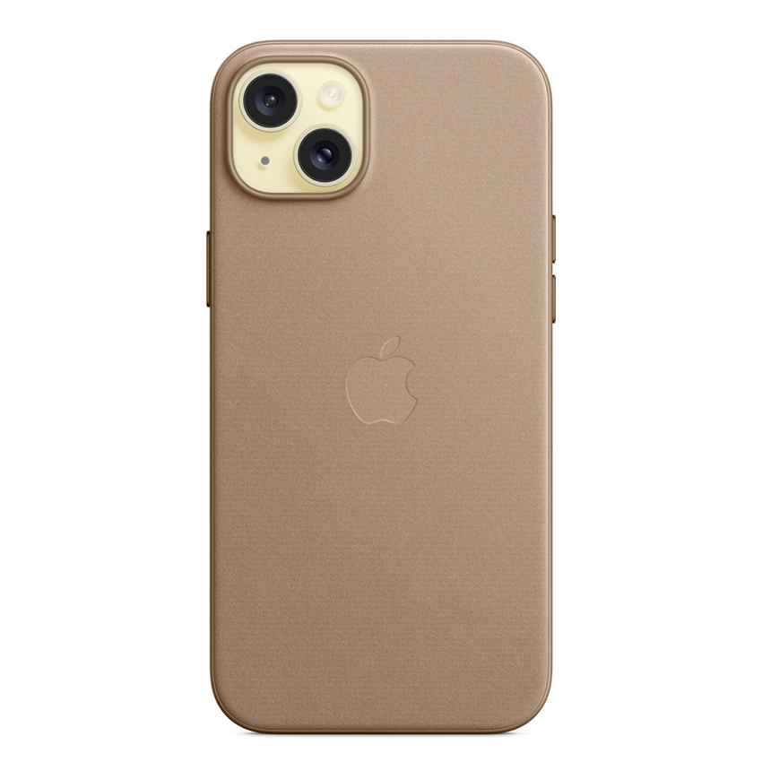 Apple iPhone 15 Plus FineWoven Case with MagSafe - Taupe