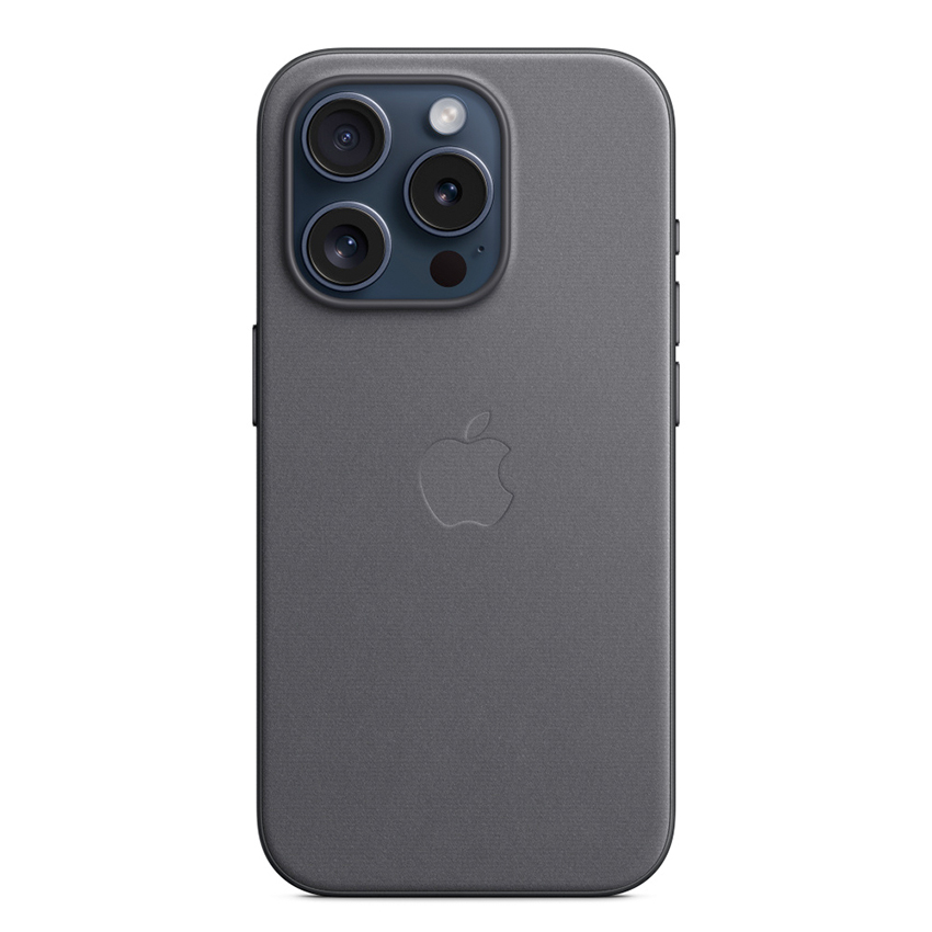 Apple iPhone 15 Pro FineWoven Case with MagSafe - Black