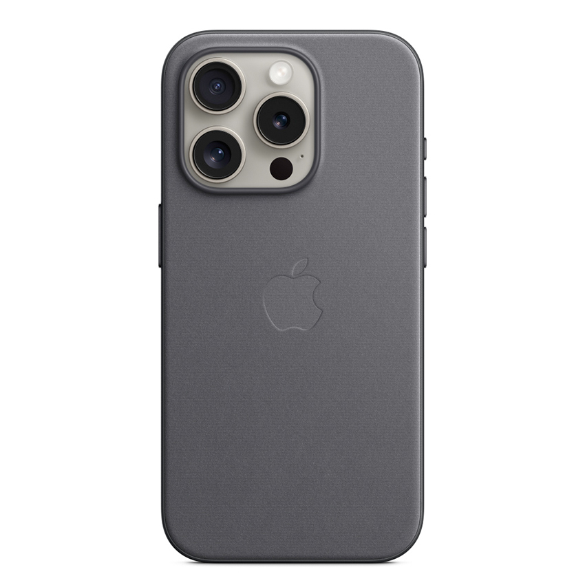 Apple iPhone 15 Pro FineWoven Case with MagSafe - Black