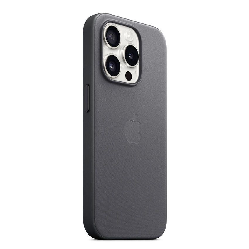 Apple iPhone 15 Pro FineWoven Case with MagSafe - Black