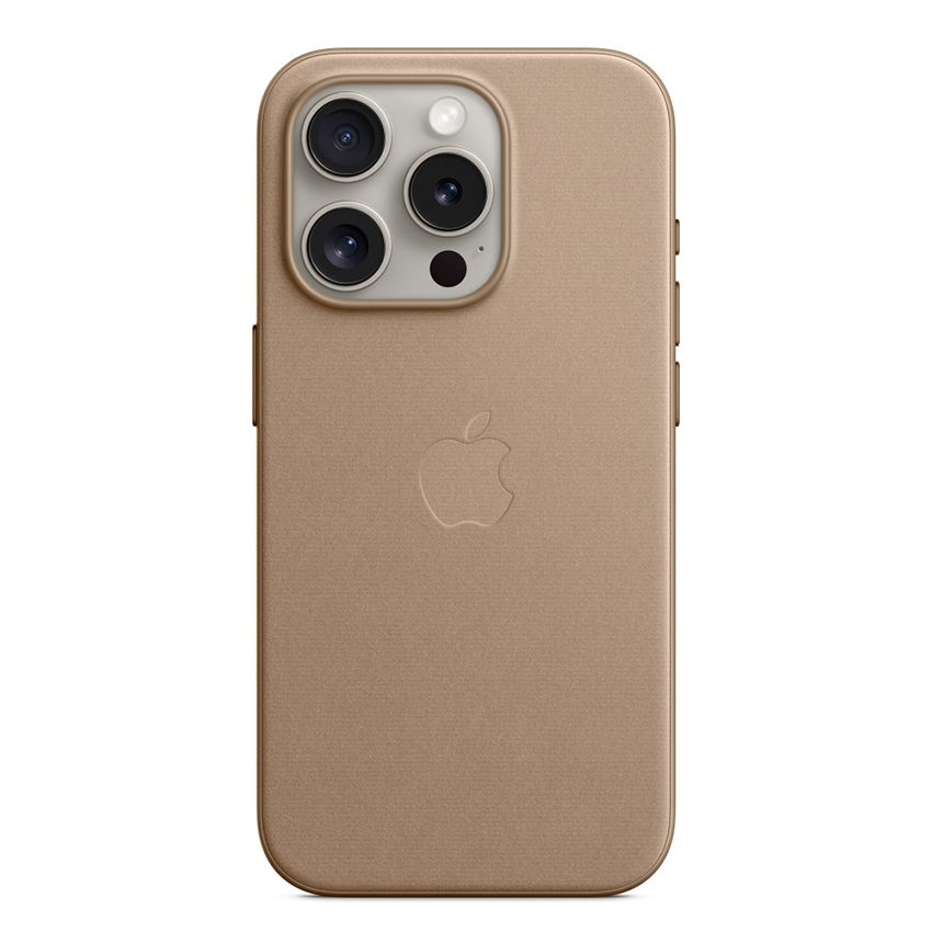Apple iPhone 15 Pro FineWoven Case with MagSafe - Taupe