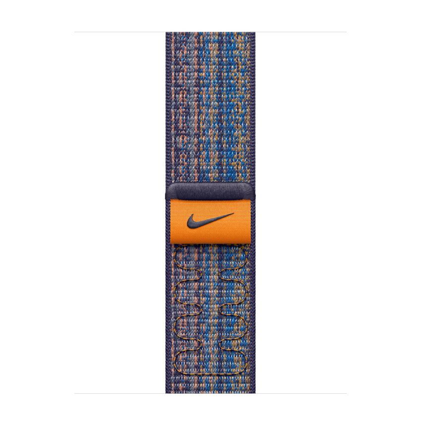 Apple opaska sportowa Nike w kolorze sportowego błękitu/pomarańczowym do koperty 38/40/41 mm