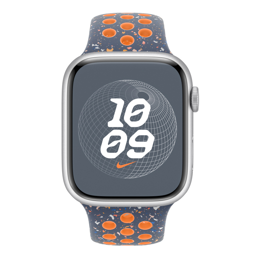 Zdjęcie do “Apple 45mm Blue Flame Nike Sport Band - M/L”.