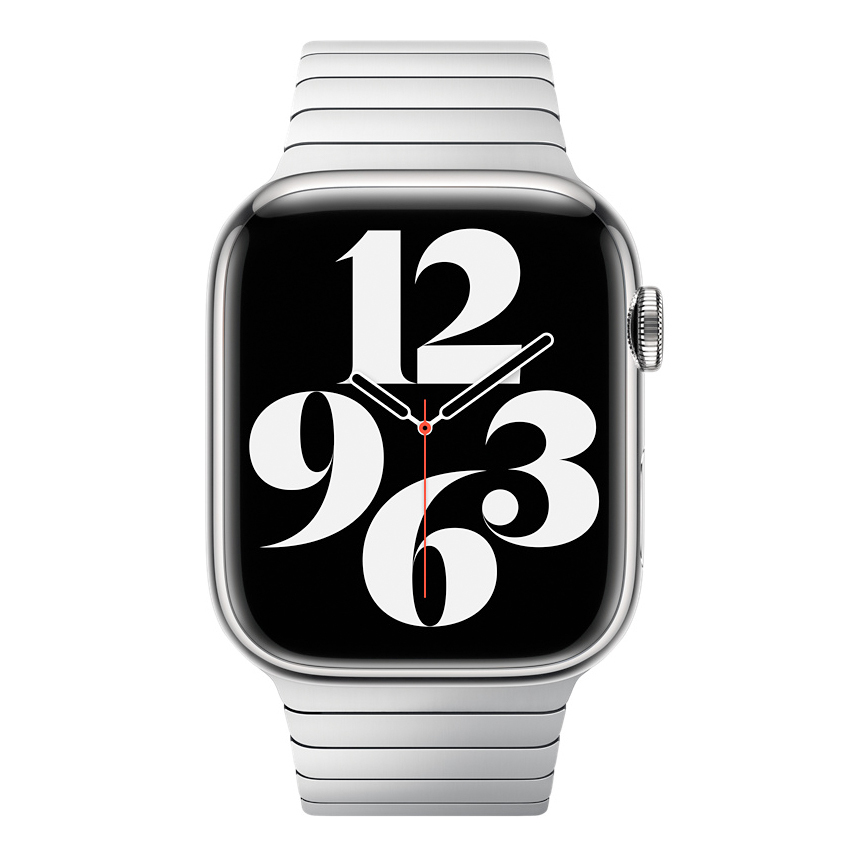 Apple bransoleta panelowa w kolorze srebrnym do koperty 42/44/45/49 mm