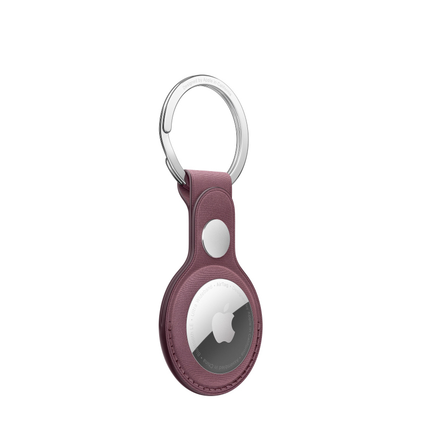 Apple AirTag FineWoven Key Ring - Mulberry