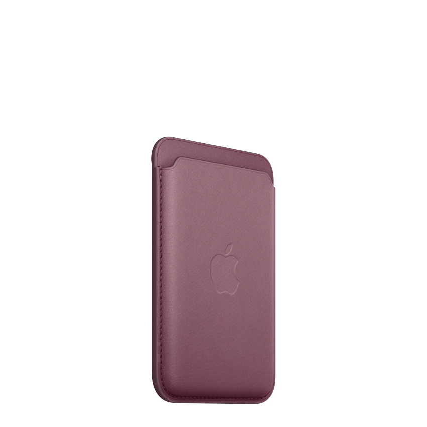 Apple FineWoven portfel z MagSafe (rubinowa morwa)