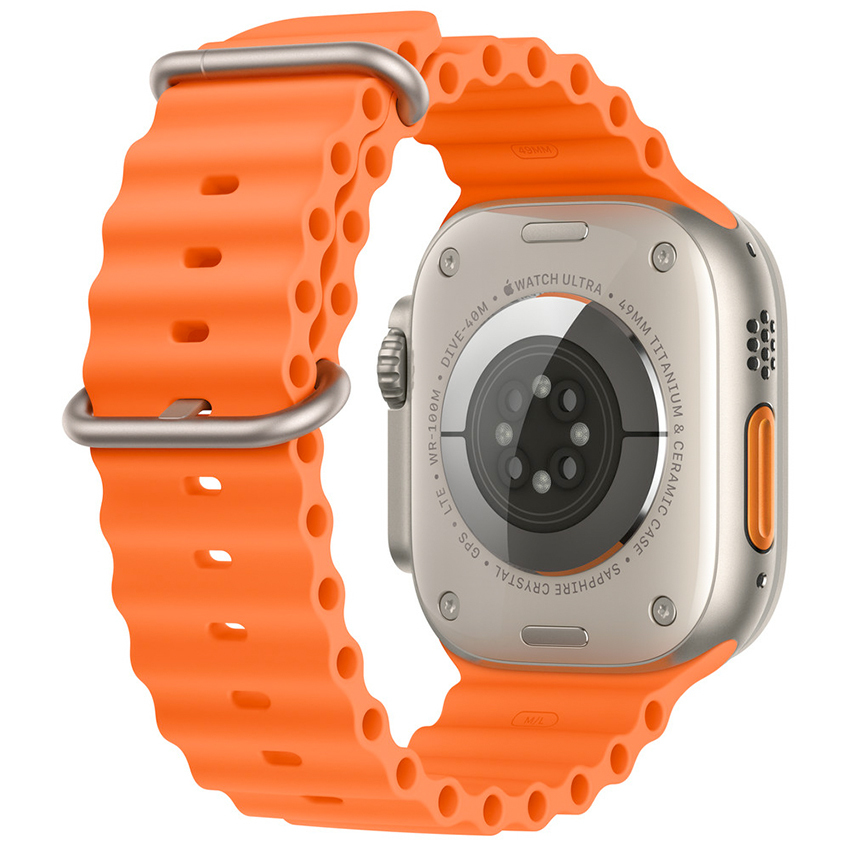 Apple 49mm Orange Ocean Band