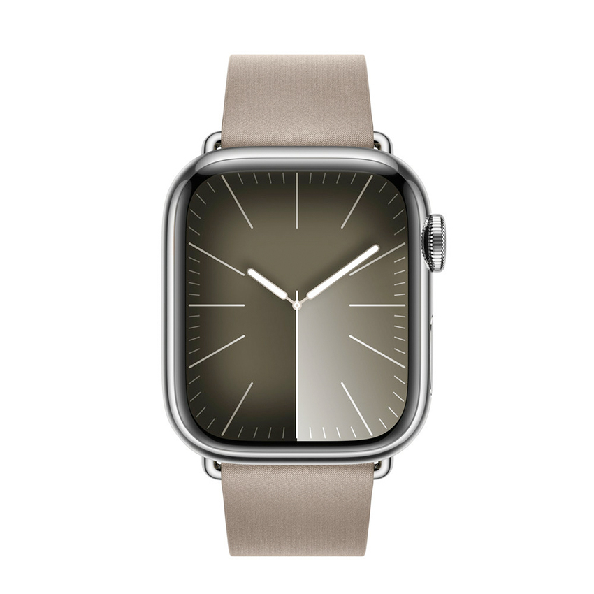 Apple pasek w kolorze beżu z klamrą nowoczesną do koperty 38/40/41 mm rozmiar L