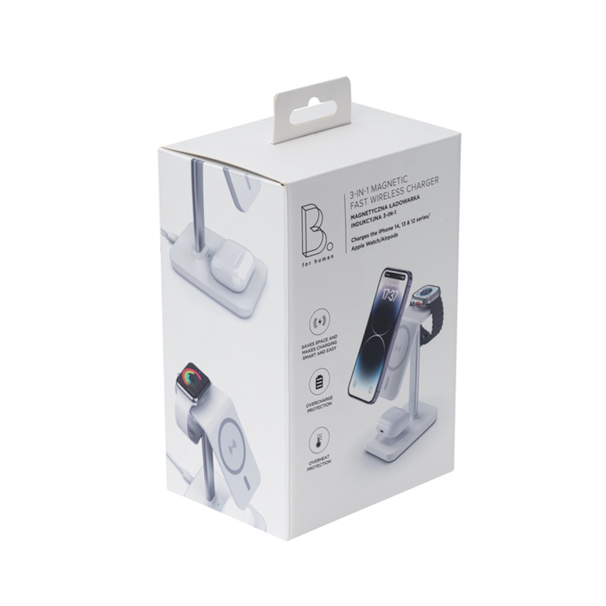 B.On Magnetic Wireless Charger 3in1 MagSafe - ładowarka bezprzewodowa