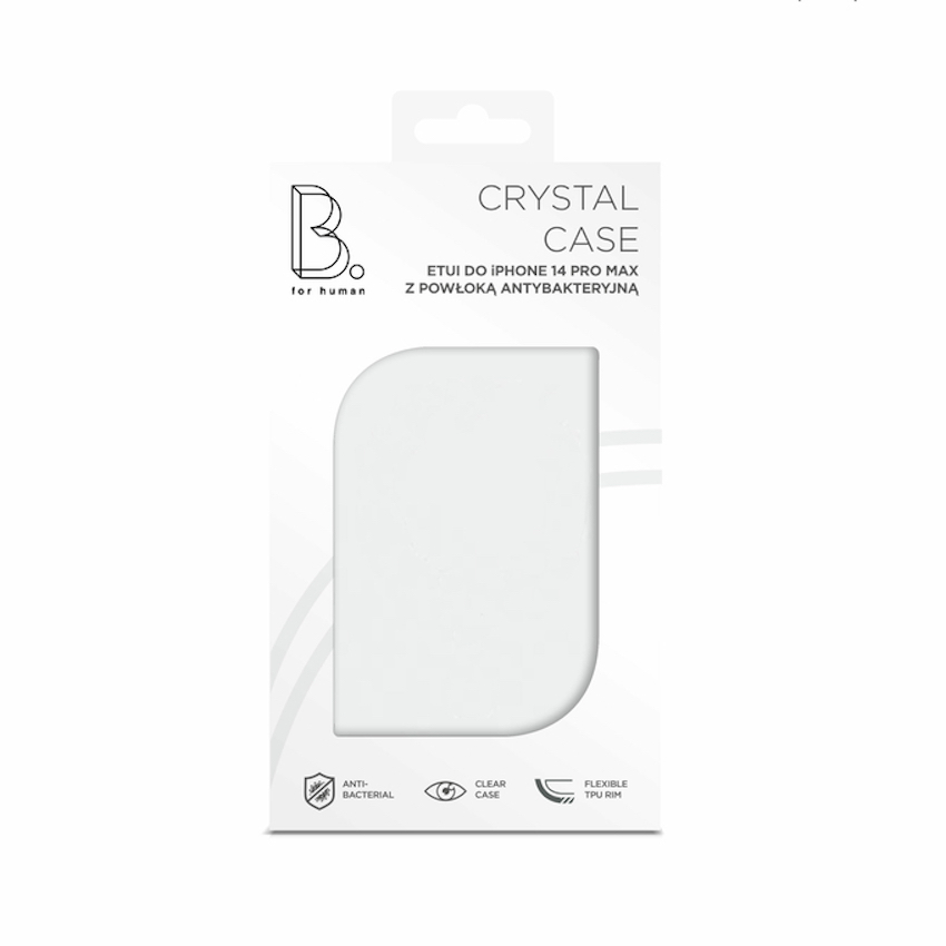 Zdjęcie do “B.Safe Crystal Case Antibacterial - etui dla iPhone 14 Pro Max”.