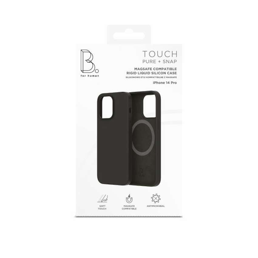 Zdjęcie do “B.Safe Magnetic Silicon Case Black - etui iPhone 14 Pro”.