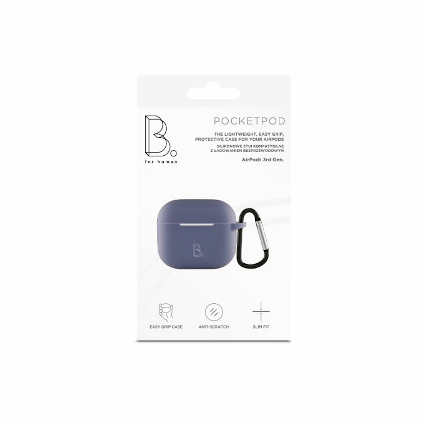 Zdjęcie do “B.Safe Silicone Case Lavender - etui Airpods 3 Gen”.