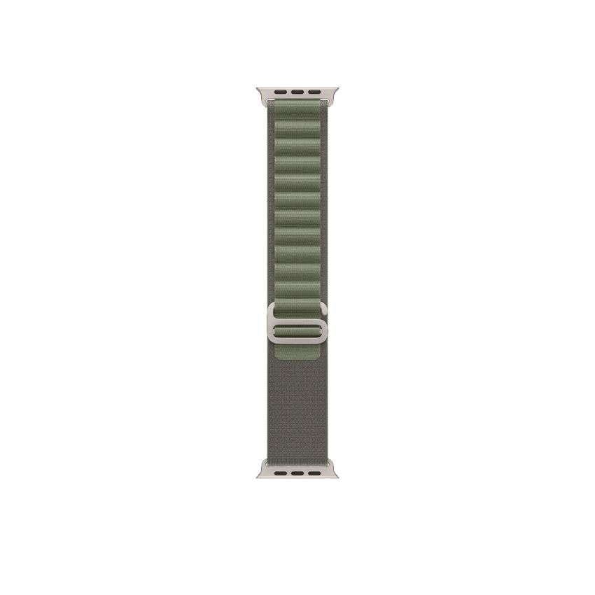 Apple Watch Ultra 49 mm GPS + Cellular tytan z opaską Alpine w kolorze zielonym - Medium - outlet