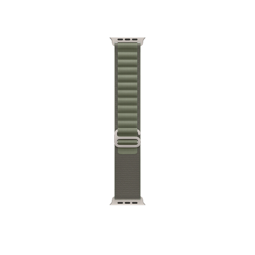 Apple Watch Ultra 49 mm GPS + Cellular tytan z opaską Alpine w kolorze zielonym - Medium - outlet