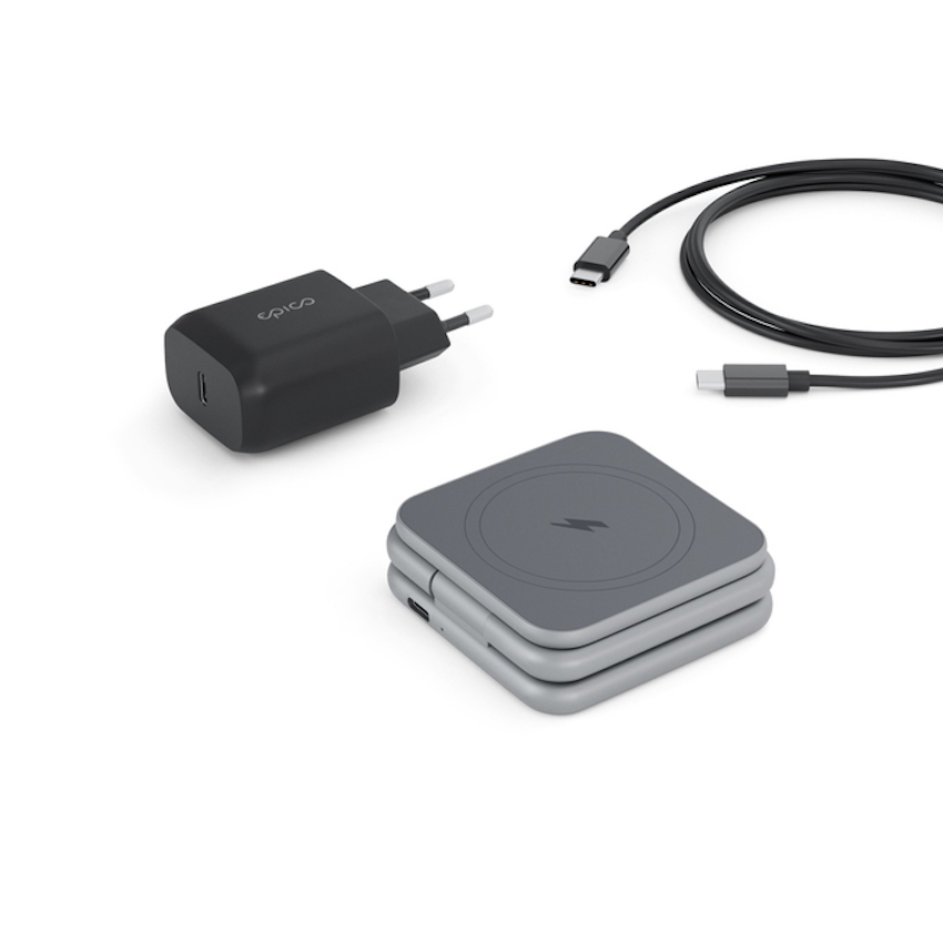 Zdjęcie do “Epico Magsafe Foldable Wireless Charger 3in1 - ładowarka bezprzewodowa”.