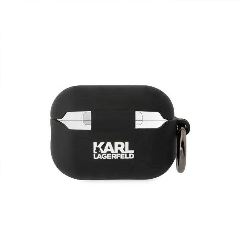 Karl Lagerfeld Choupette Head 3D Black - etui Airpods Pro 2Gen