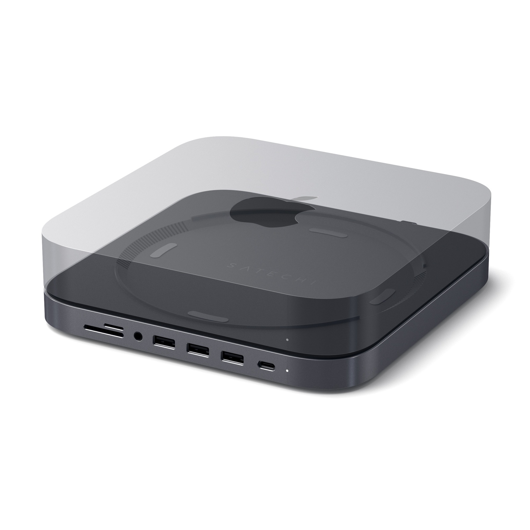 Satechi Aluminum Hub - podstawka do Mac Mini (gwiezdna szarość)