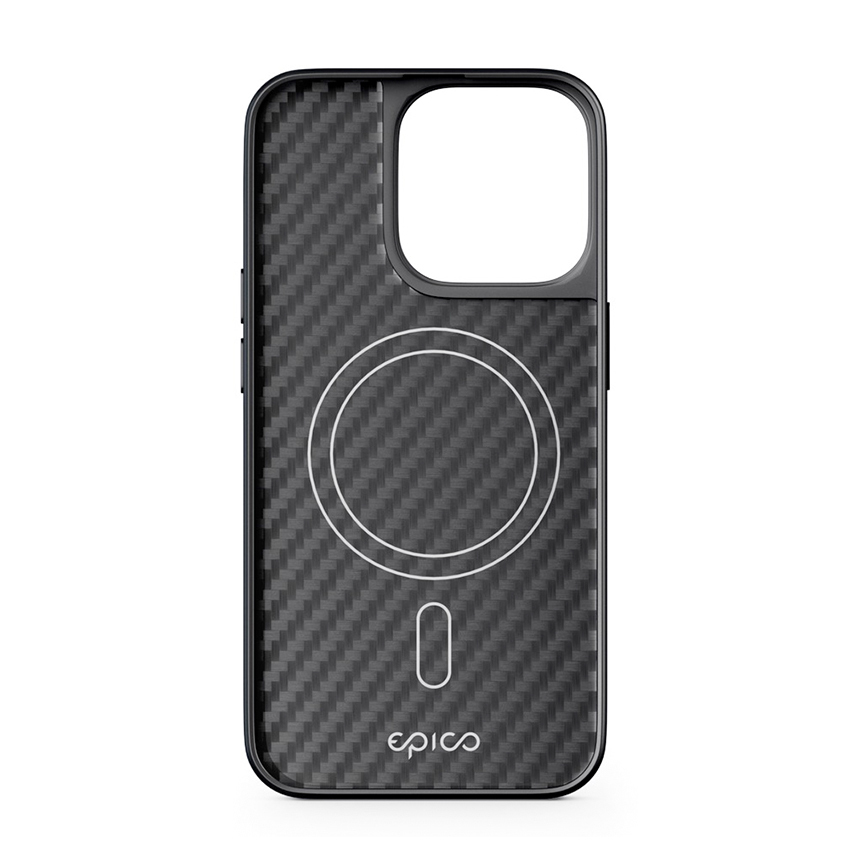 Epico Hybrid Carbon case MagSafe etui iPhone 14 Pro Max (czarny)