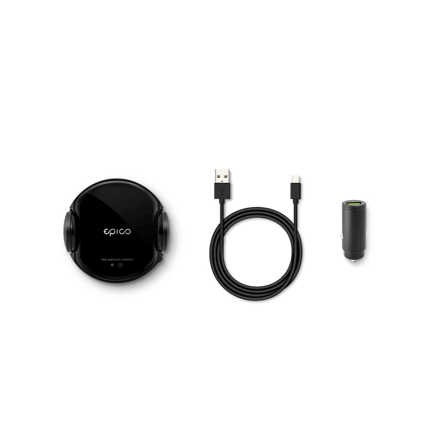 Epico Sensor wireless car charger uchwyt z ładowarką samochodową