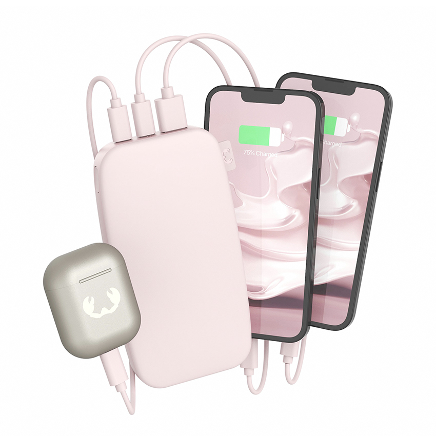 Fresh 'N Rebel Powerbank 18000 mAh USB-C Smokey Pink - powerbank