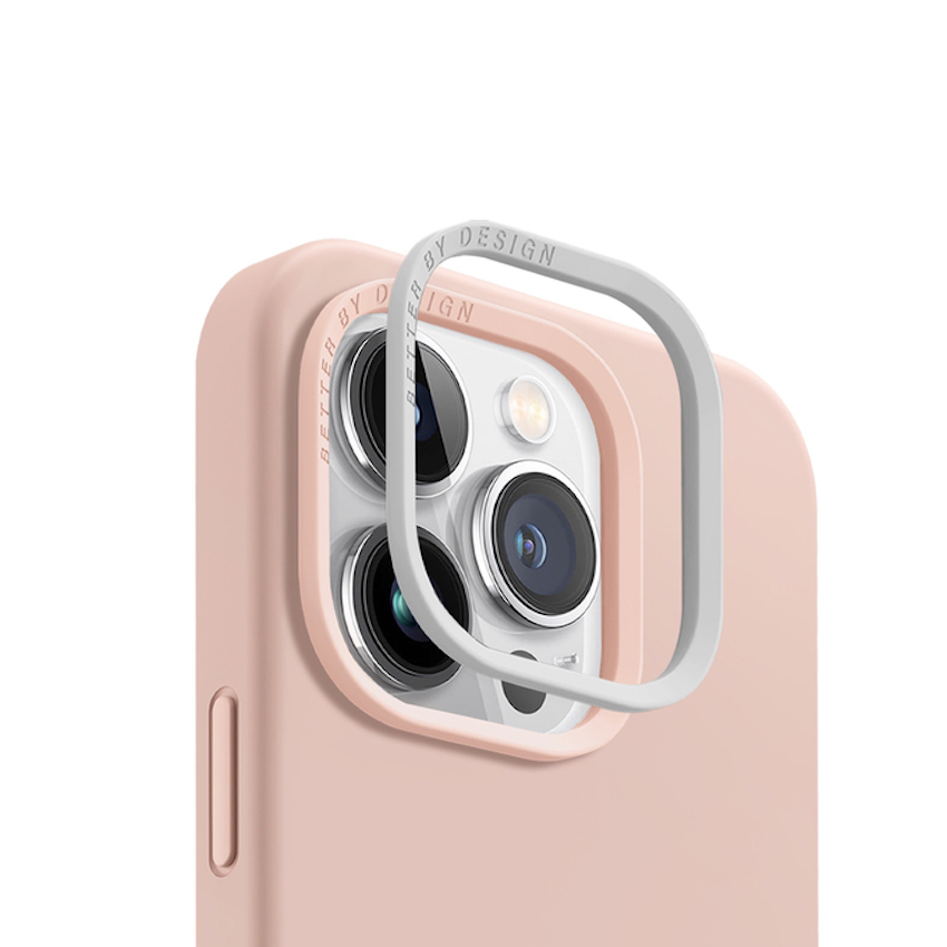 UNIQ Lino Hue Blush Pink Magsafe - etui iPhone 15 Pro