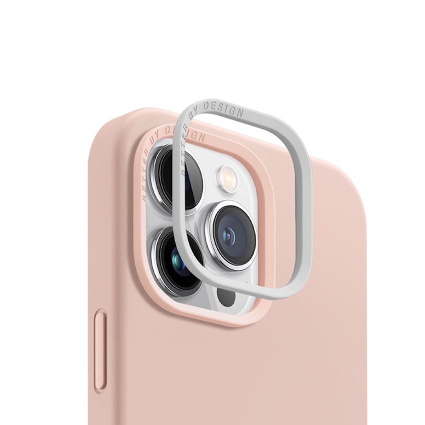UNIQ Lino Hue Blush Pink Magsafe - etui iPhone 15 Pro