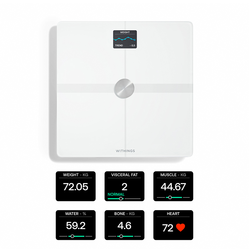 Withings Body Smart - waga z analizą składu masy ciała (white)