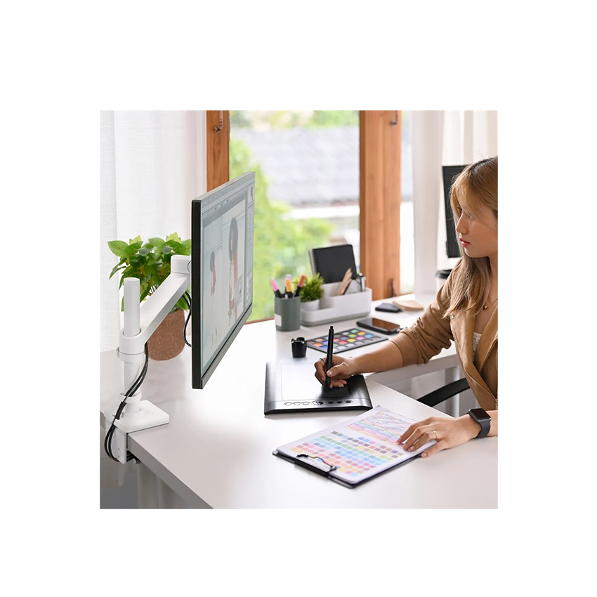 Zdjęcie do “Ergotron NX Desk Monitor Arm - uchwyt biurkowy do monitora (bialy)”.