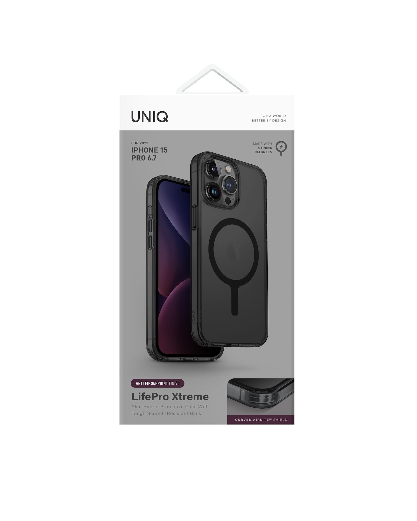 UNIQ LifePro Xtreme Magsafe - etui iPhone 15 Pro Max (Frost Smoke)