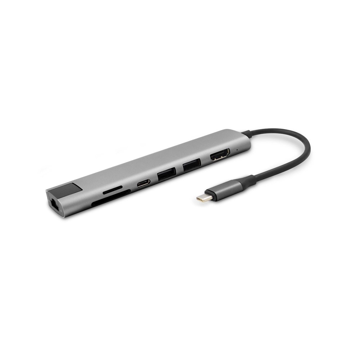 Epico Multimedia 7in1 spacegrey - przejściówka USB-C