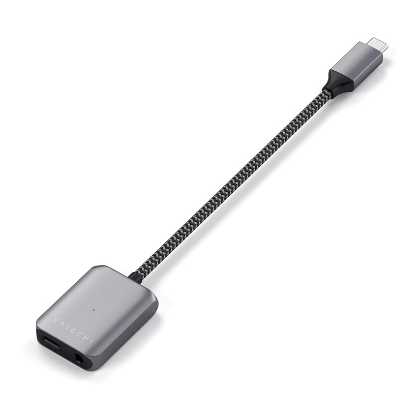 Zdjęcie do “Satechi USB-C-3.5mm Audio PD - przejściówka USB-C”.