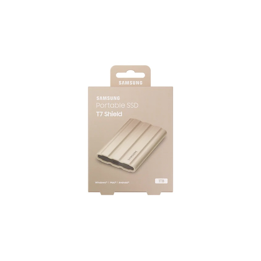 Samsung T7 Shield Beige 1TB - dysk zewnętrzny