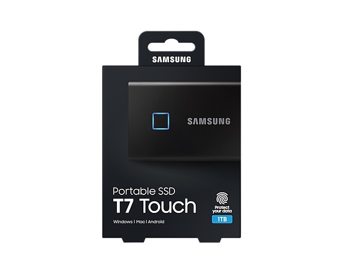 Zdjęcie do “Samsung T7 Portable Touch black 1TB - dysk SSD”.