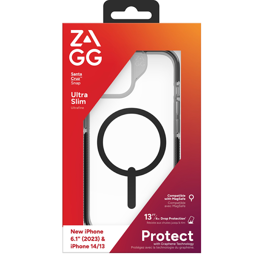 ZAGG Santa Cruz Snap Magsafe - etui iPhone 13/14/15 (black)