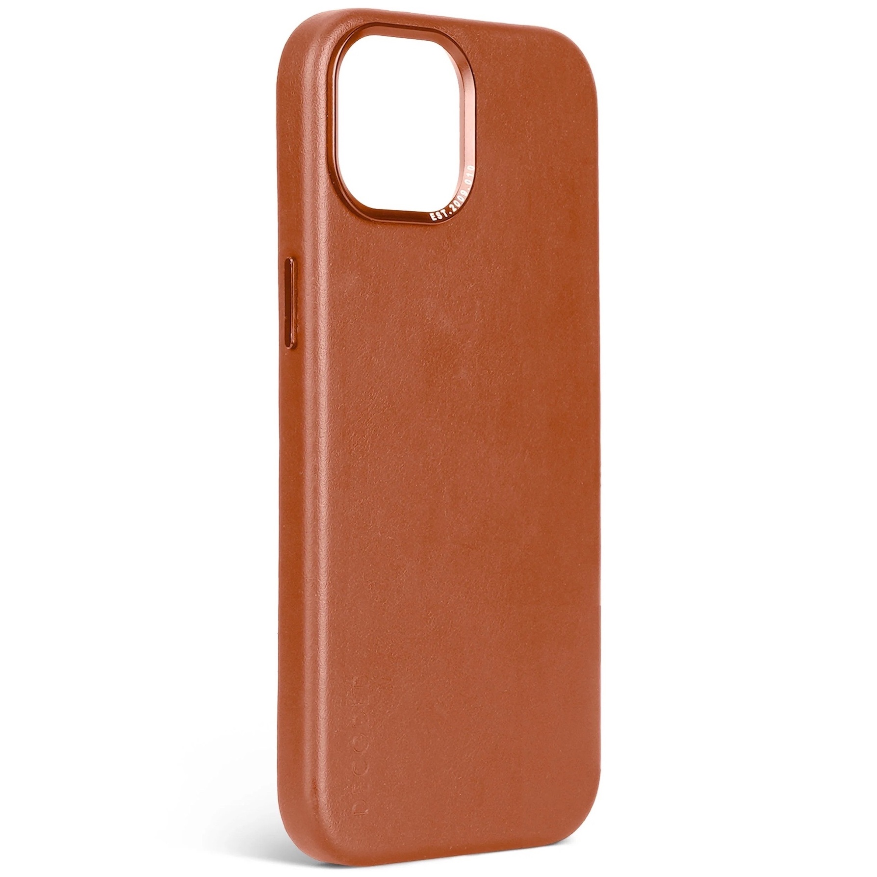 Zdjęcie do “Decoded Leather Case Magsafe – etui iPhone 15/14/13 (tan)”.